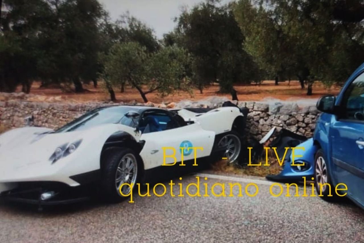 Pagani Zonda F-crash-Italy-2025 Raduno-1