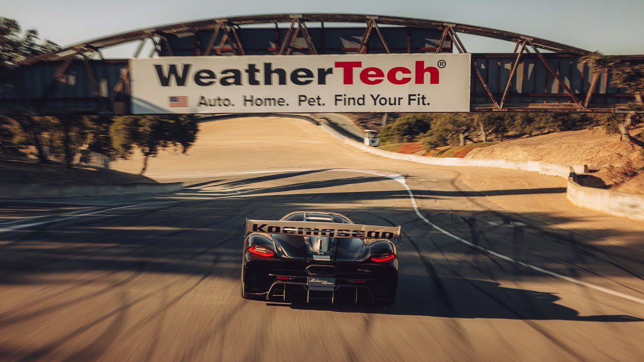 Koenigsegg Sadairs Spear Laguna Seca lap record